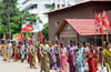 Deprived beedi workers protest dearness allowance rate